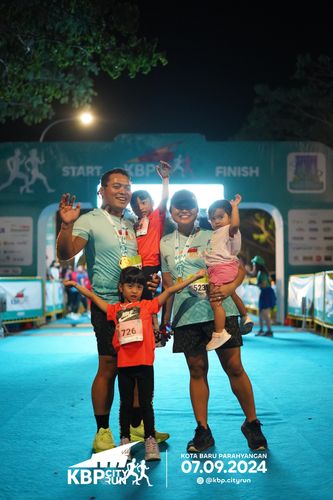 Race photo from KBP City Run 2024