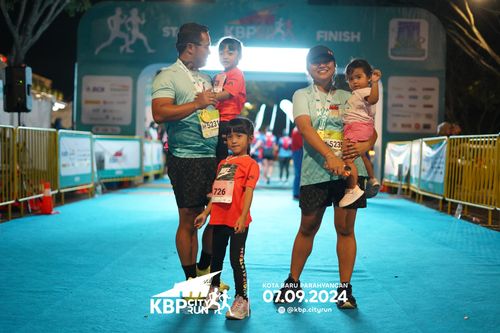 Race photo from KBP City Run 2024