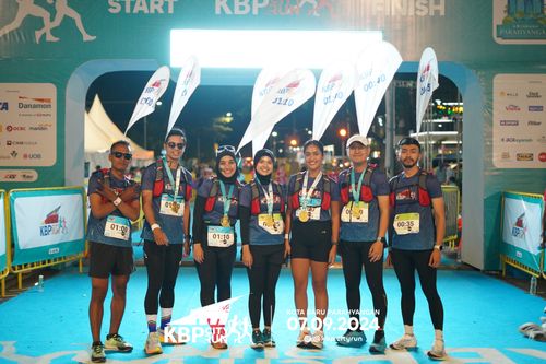 Race photo from KBP City Run 2024