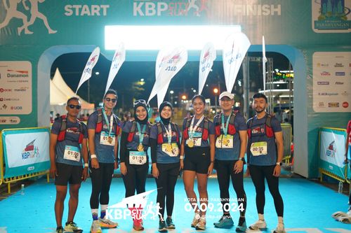 Race photo from KBP City Run 2024