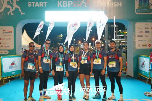 Race photo from KBP City Run 2024