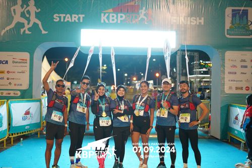 Race photo from KBP City Run 2024