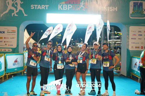 Race photo from KBP City Run 2024