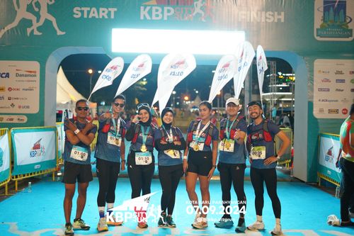 Race photo from KBP City Run 2024