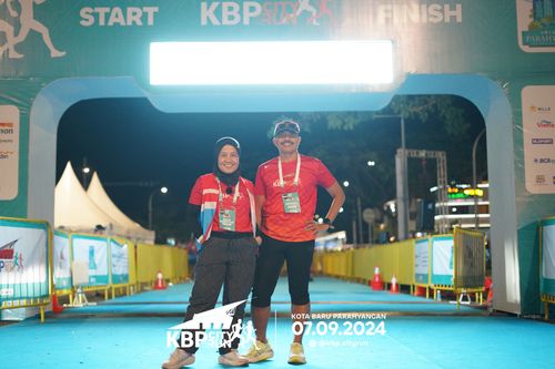 Race photo from KBP City Run 2024