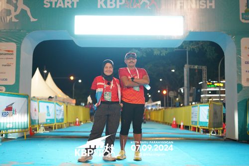 Race photo from KBP City Run 2024
