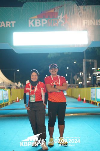Race photo from KBP City Run 2024