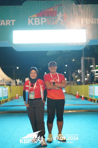 Race photo from KBP City Run 2024