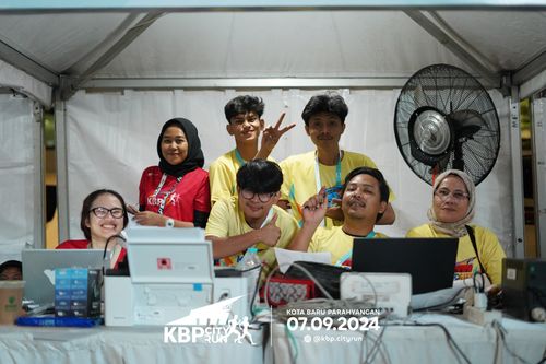 Race photo from KBP City Run 2024