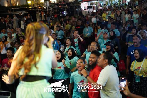 Race photo from KBP City Run 2024