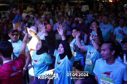 Race photo from KBP City Run 2024