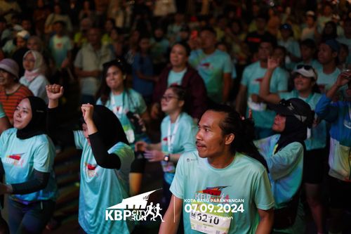 Race photo from KBP City Run 2024
