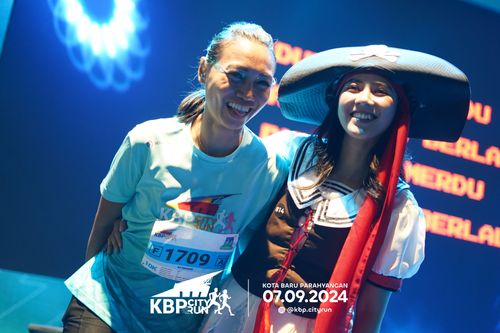 Race photo from KBP City Run 2024
