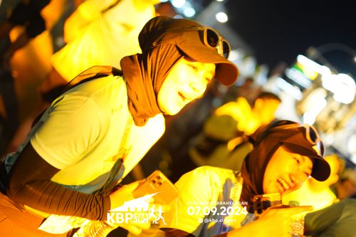 Race photo from KBP City Run 2024
