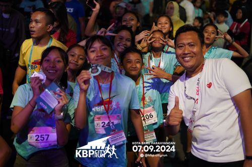Race photo from KBP City Run 2024