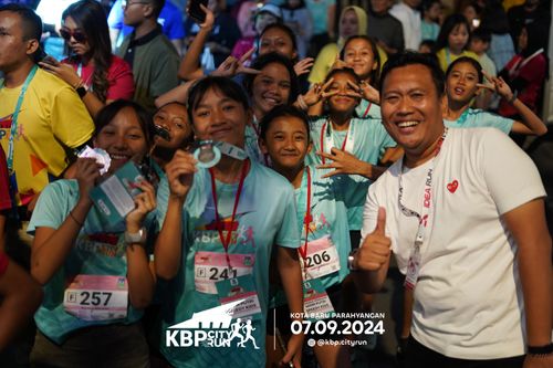 Race photo from KBP City Run 2024