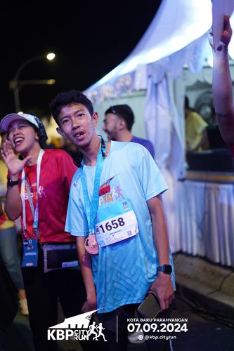 Race photo from KBP City Run 2024