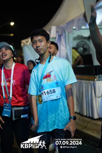 Race photo from KBP City Run 2024