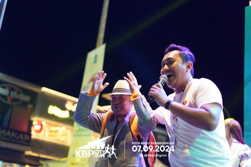 Race photo from KBP City Run 2024