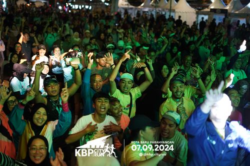 Race photo from KBP City Run 2024