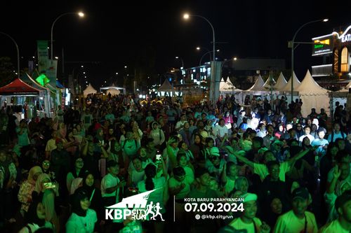 Race photo from KBP City Run 2024