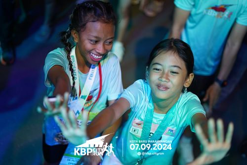 Race photo from KBP City Run 2024
