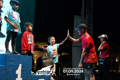 Race photo from KBP City Run 2024