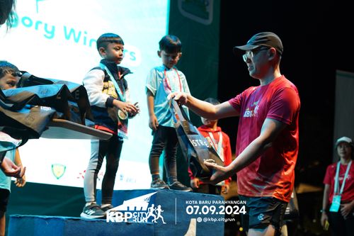 Race photo from KBP City Run 2024
