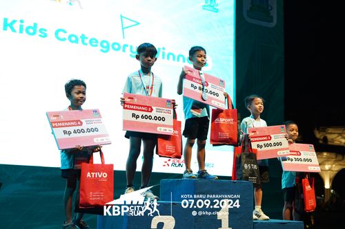 Race photo from KBP City Run 2024