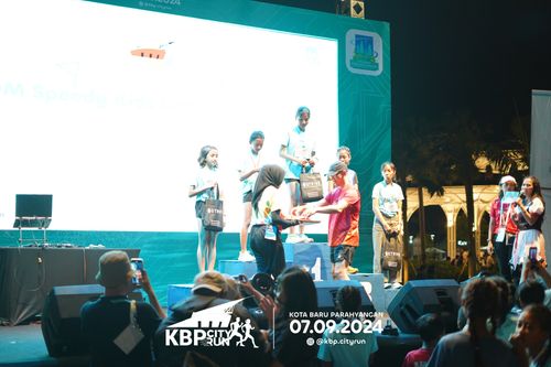 Race photo from KBP City Run 2024