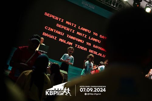 Race photo from KBP City Run 2024