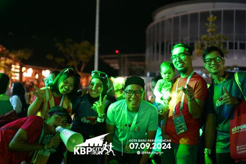 Race photo from KBP City Run 2024