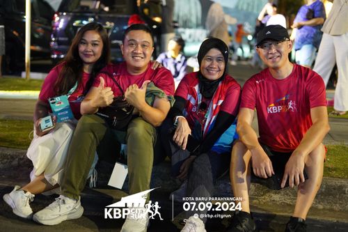 Race photo from KBP City Run 2024