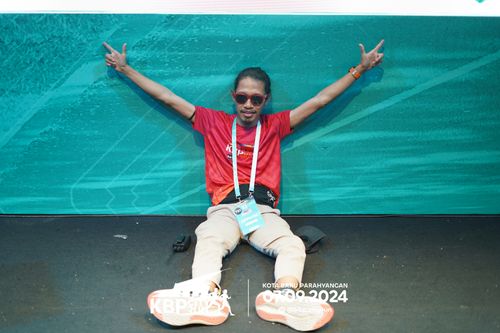 Race photo from KBP City Run 2024