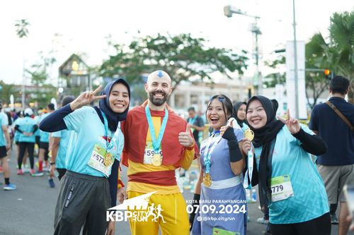 Race photo from KBP City Run 2024