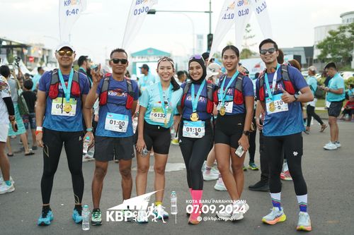 Race photo from KBP City Run 2024