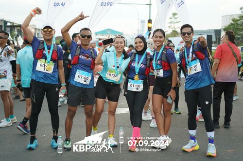 Race photo from KBP City Run 2024