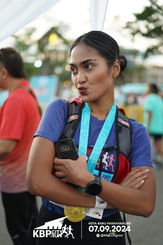 Race photo from KBP City Run 2024