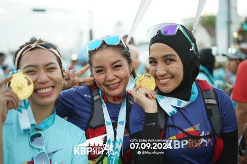 Race photo from KBP City Run 2024