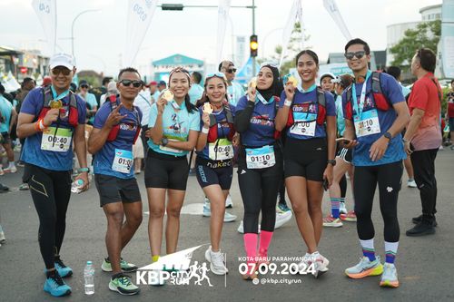 Race photo from KBP City Run 2024