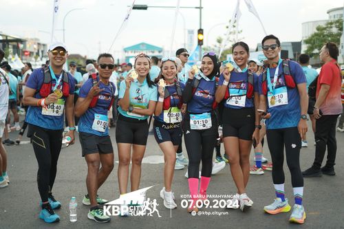 Race photo from KBP City Run 2024