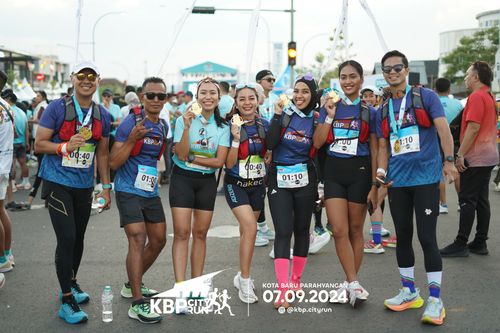 Race photo from KBP City Run 2024