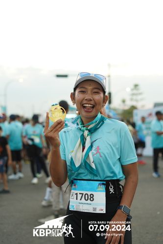 Race photo from KBP City Run 2024