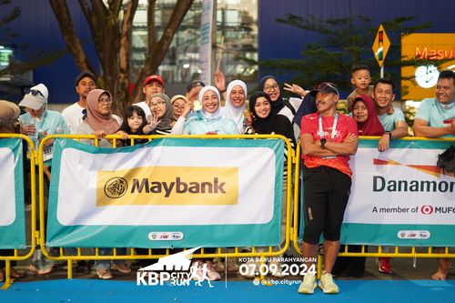 Race photo from KBP City Run 2024