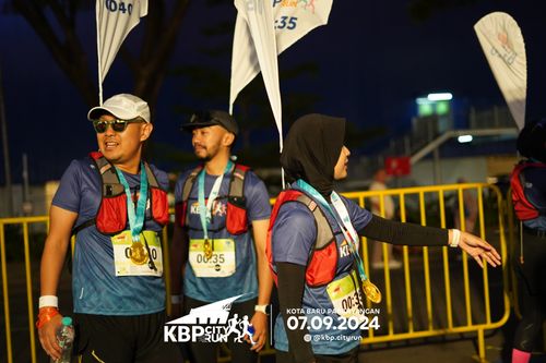Race photo from KBP City Run 2024
