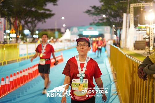 Race photo from KBP City Run 2024