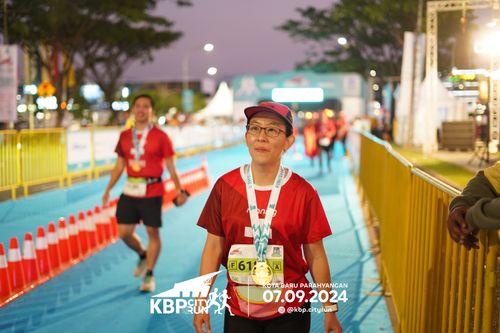 Race photo from KBP City Run 2024