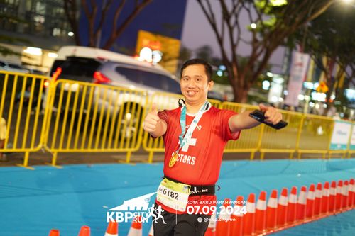 Race photo from KBP City Run 2024