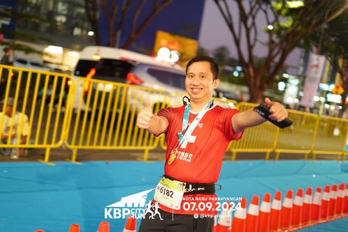Race photo from KBP City Run 2024
