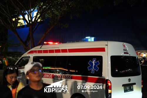 Race photo from KBP City Run 2024